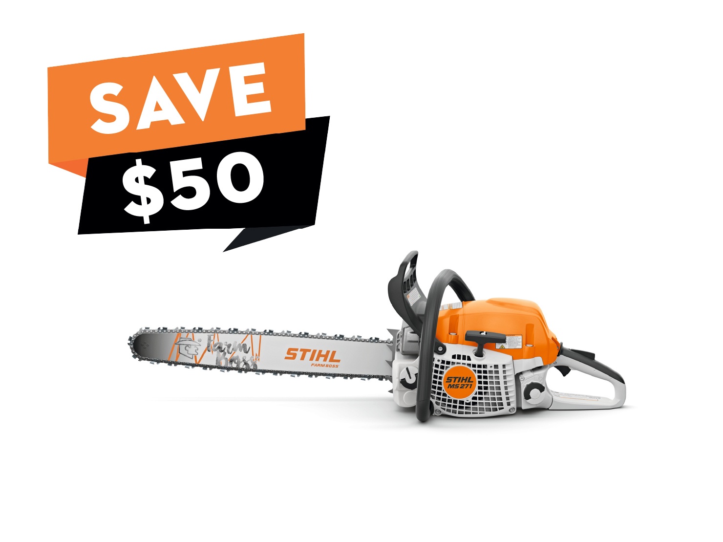 STIHL MS 271 FARM BOSS® 18 in. 50.2cc Gas Powered Chainsaw
