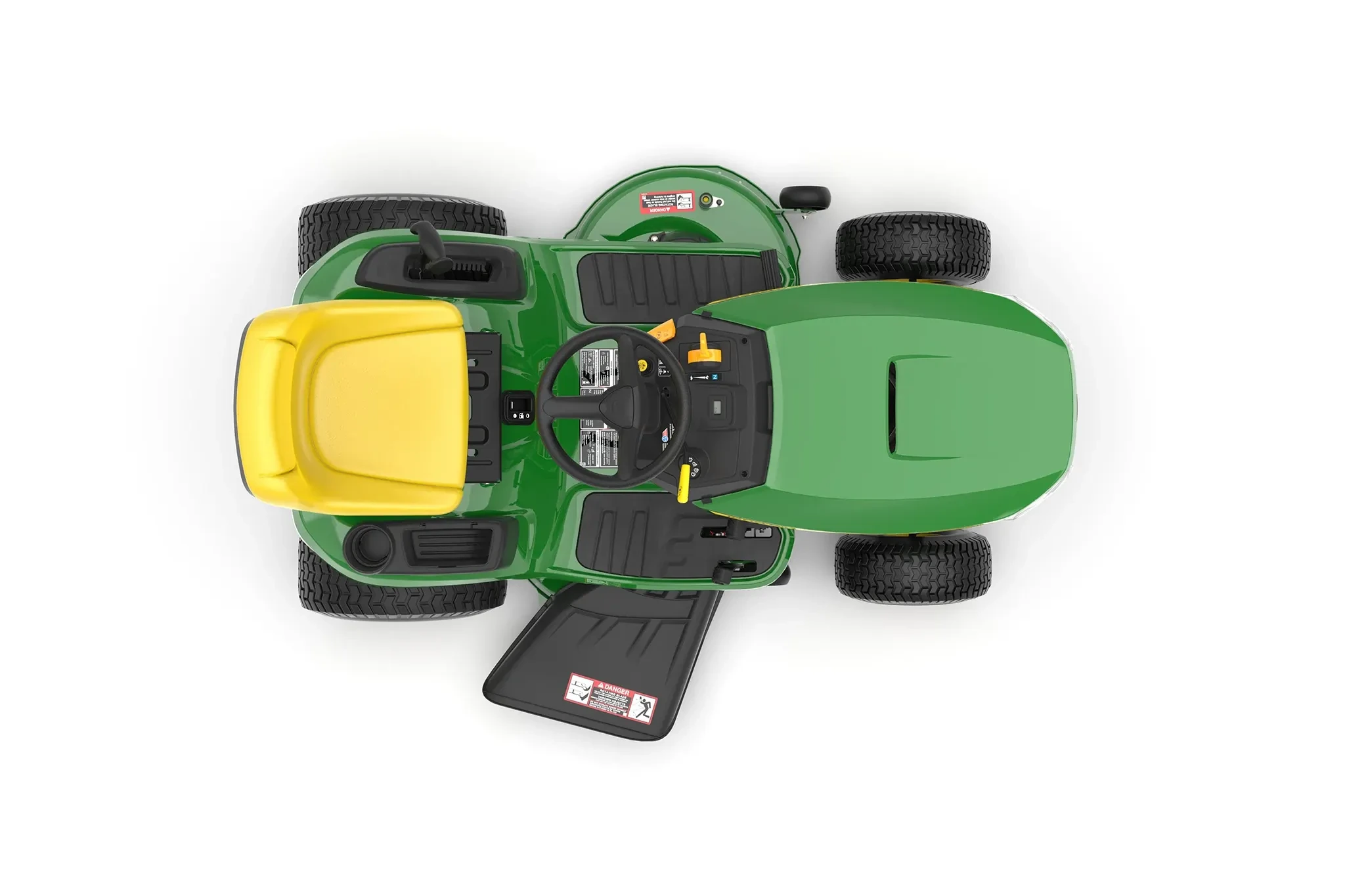 John Deere S100 42 in. 17.5 HP Hydrostatic Riding Lawn Mower (BG21271) - view 8