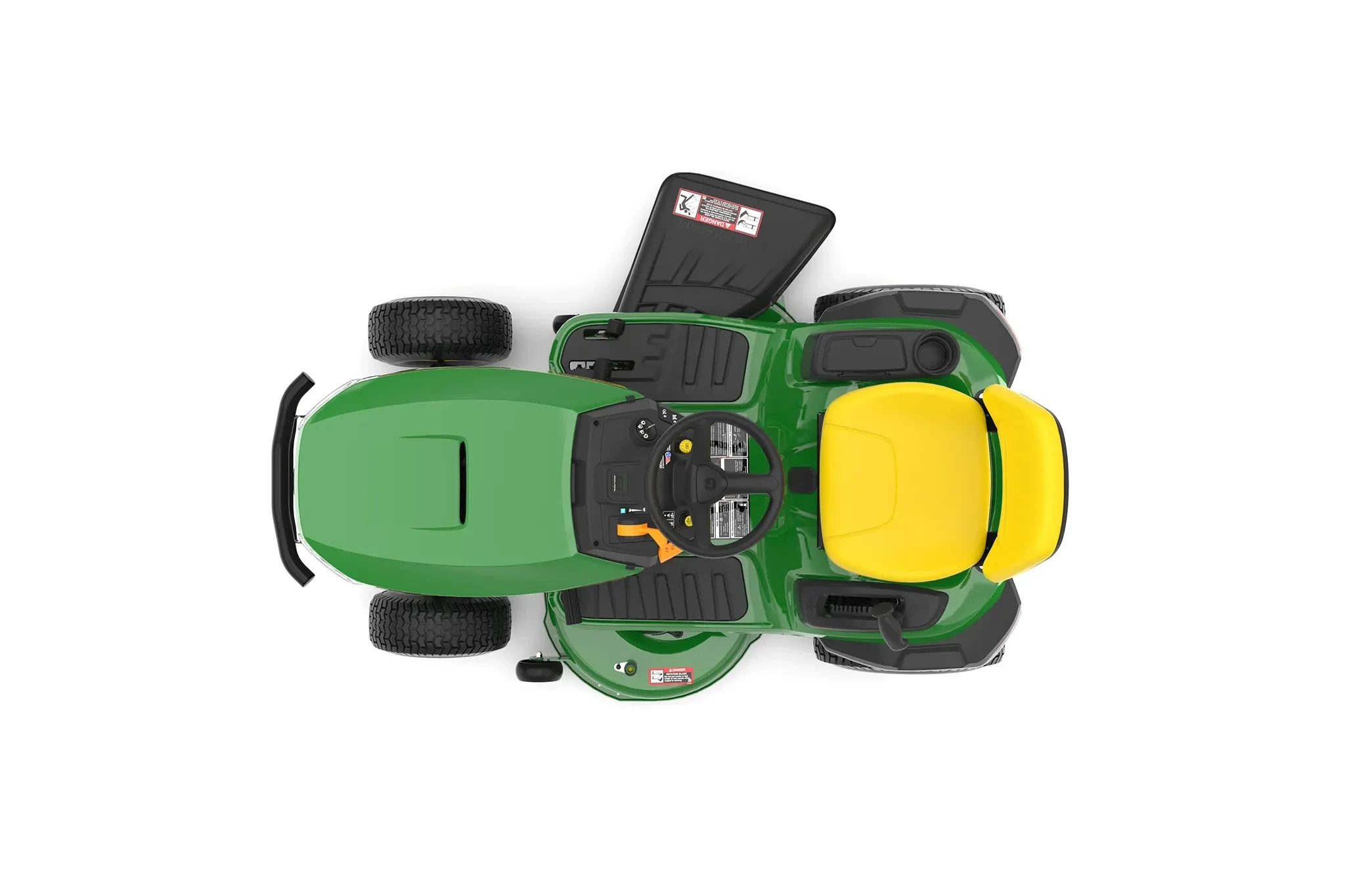 John Deere S130 42 in. 22 HP V-Twin Hydrostatic Riding Lawn Mower (BG21273) - view 9