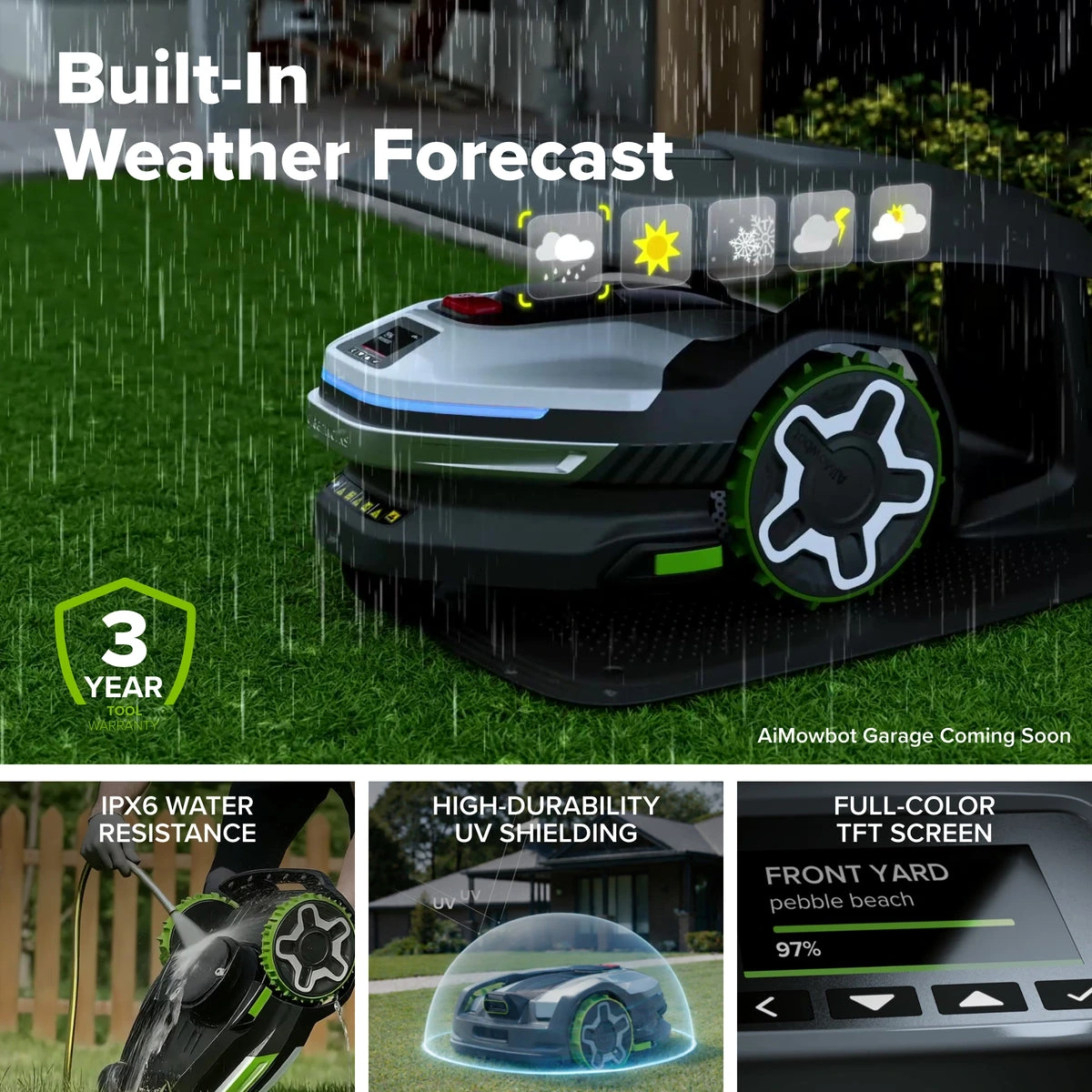 Greenworks AiMowbot C20 Wire-Free RTKVision Robotic Mower — 1/2 Acre - view 12