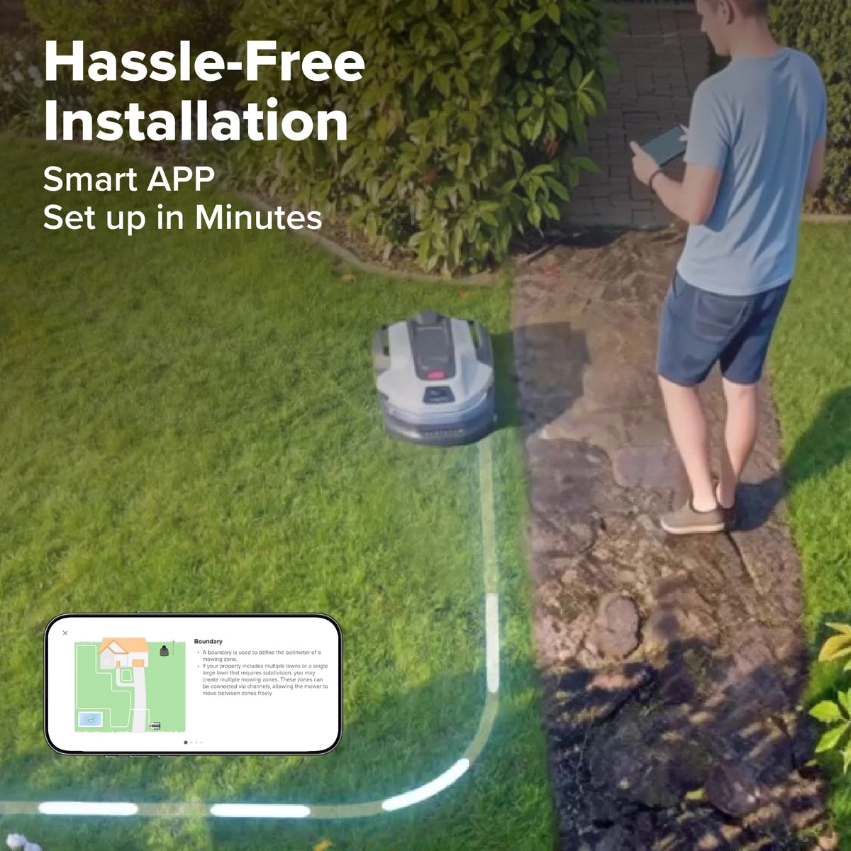 Greenworks AiMowbot C20 Wire-Free RTKVision Robotic Mower — 1/2 Acre - view 13